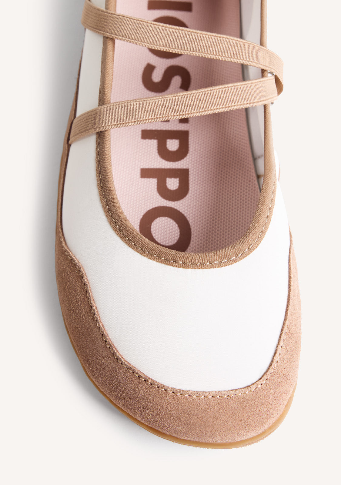 GIOSEPPO BAREFOOT - LEATHER SPORTY BALLET FLATS KAGIO