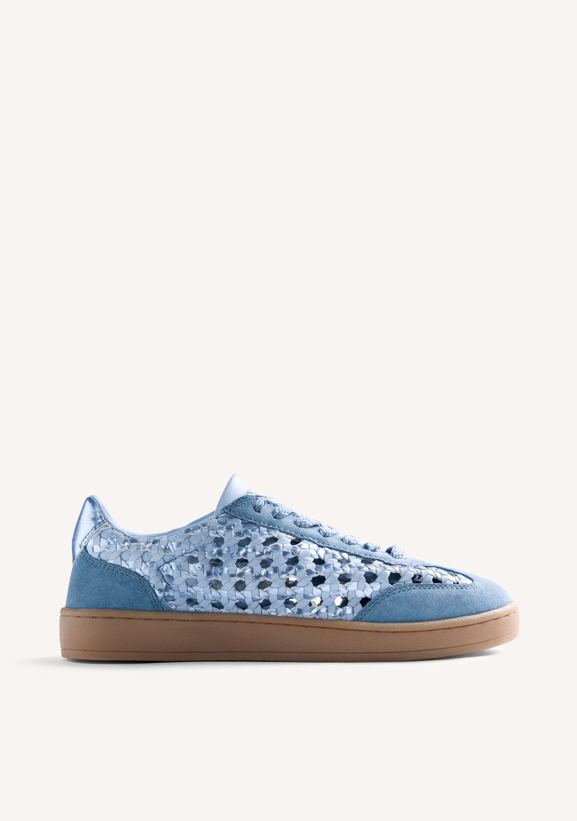BRAIDED LEATHER SNEAKERS HINCKLEY