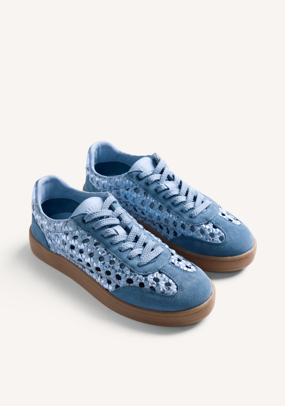 BRAIDED LEATHER SNEAKERS HINCKLEY