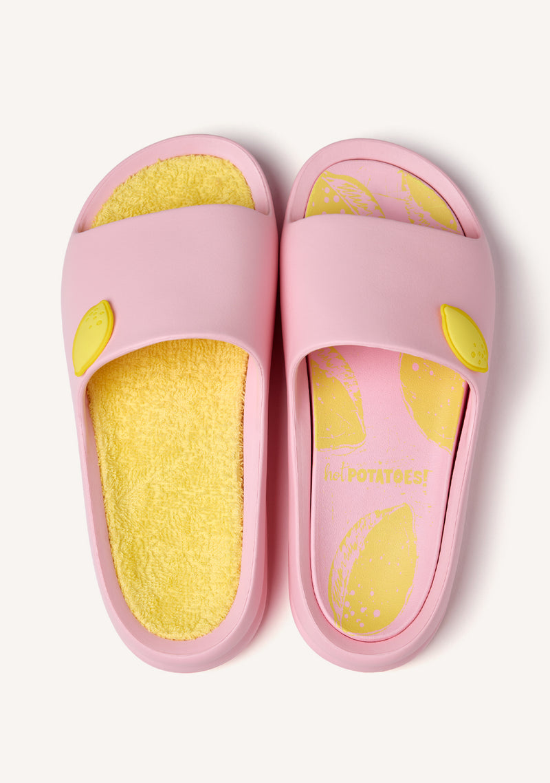 CHANCLAS TIPO PALA ESTAMPADO LIMONES WACONIA