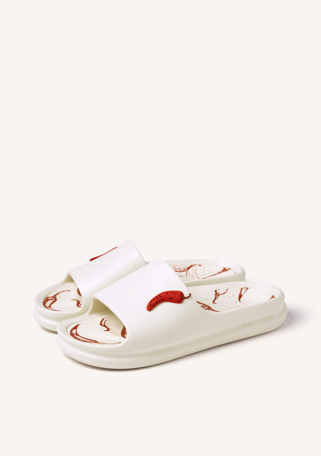 CHILLY PRINT SLIDE SANDALS NAVARINO