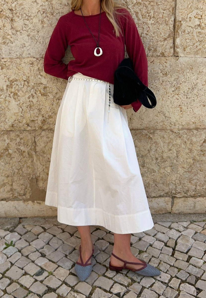 BALLERINE APERTE PELLE INTRECCIATA TECUMSEH