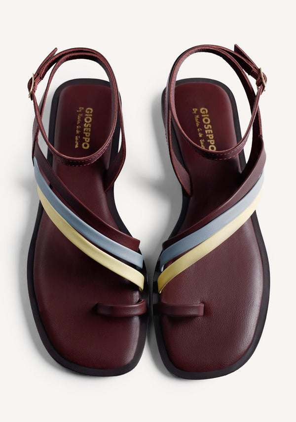 LEATHER SANDALS BY MARÍA G. DE JAIME