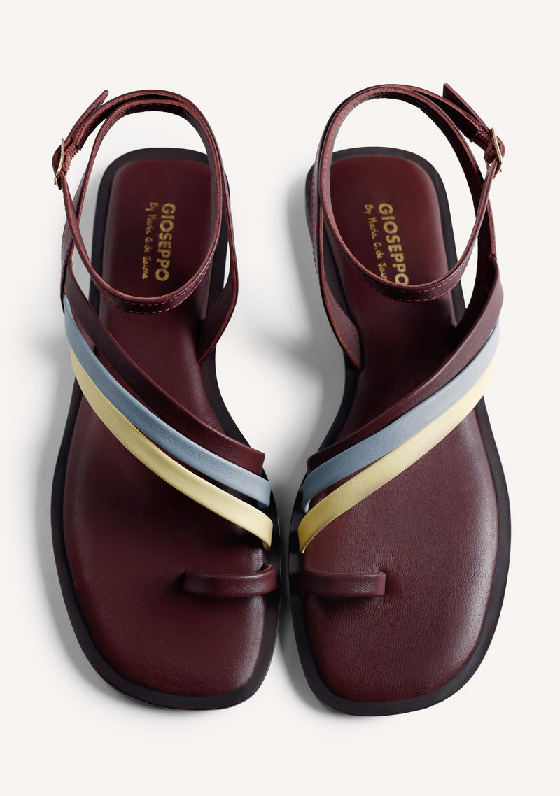 LEATHER SANDALS BY MARÍA G. DE JAIME