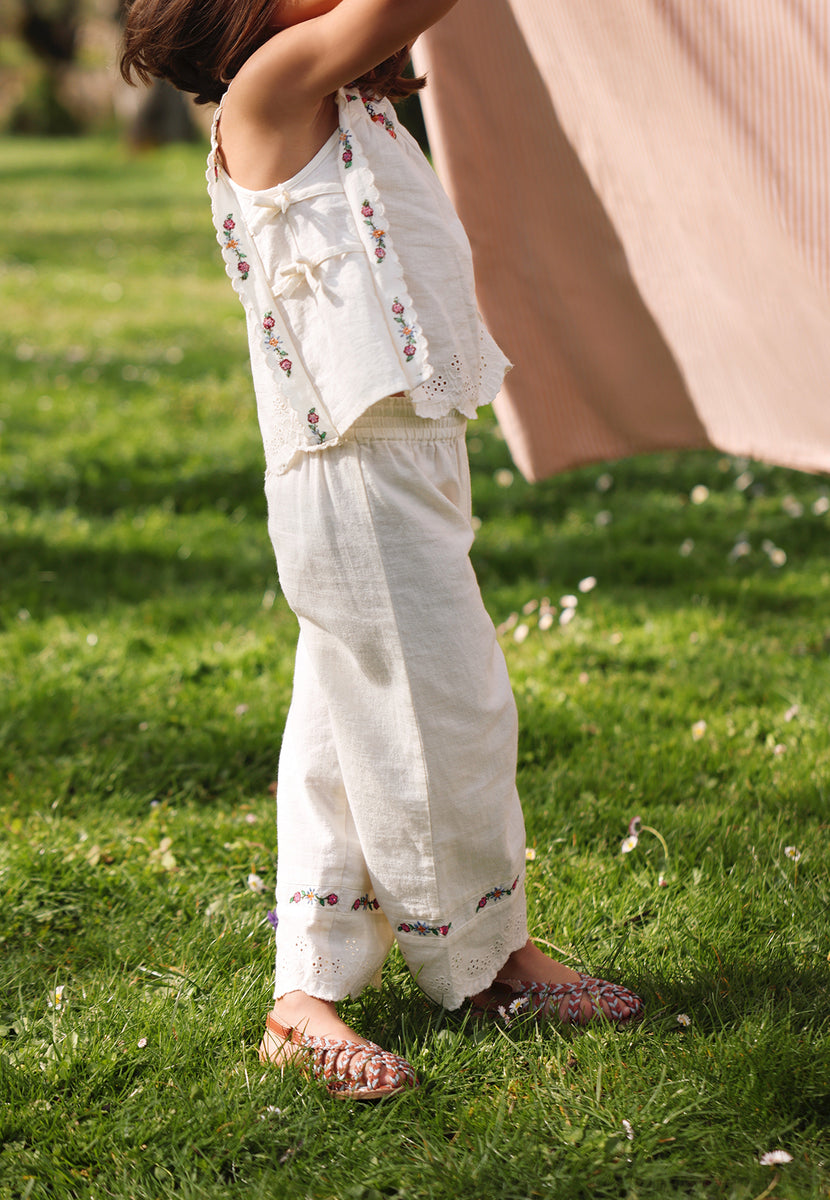 SANDÁLIAS GRANCHIO EM PELE ENTRELACADA DA MARÍA G. DE JAIME