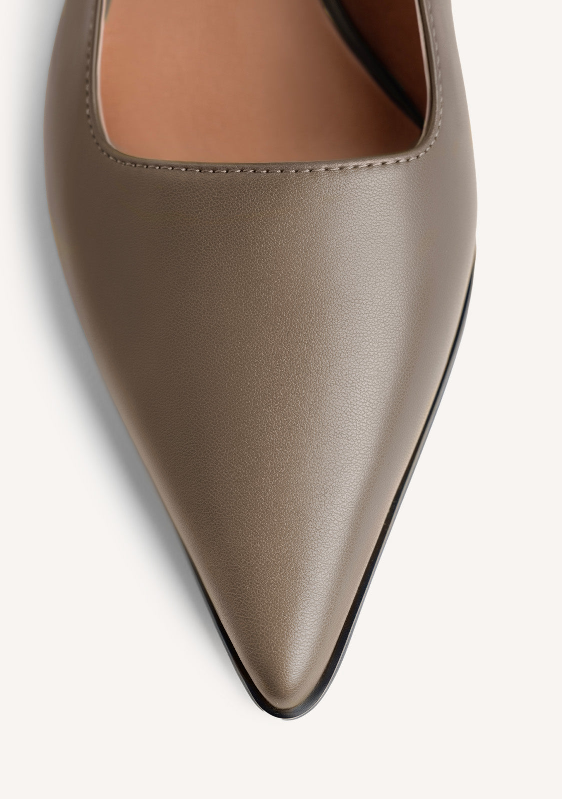 ZAPATOS TACÓN DESTALONADOS TAUPE