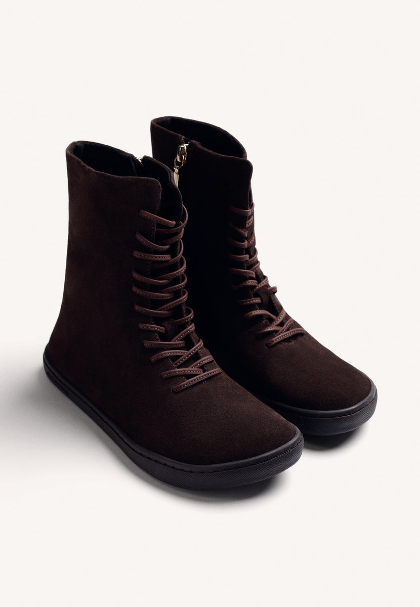 BOTAS BAREFOOT MARRÓN PIEL