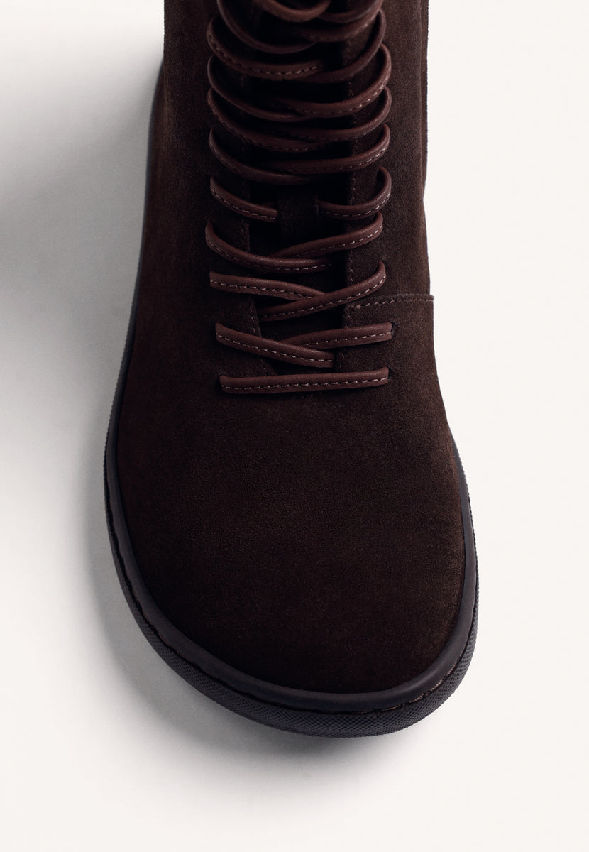 BOTAS BAREFOOT MARRÓN PIEL
