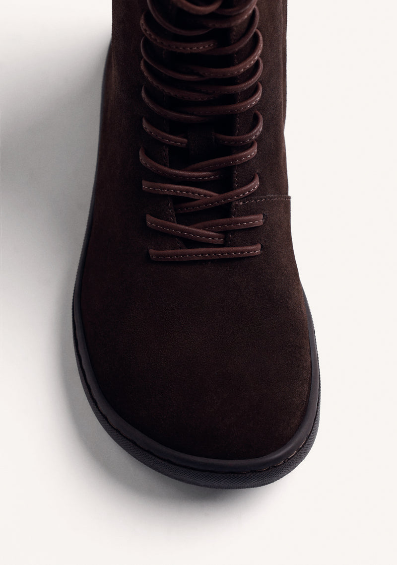 BOTAS BAREFOOT MARRÓN PIEL