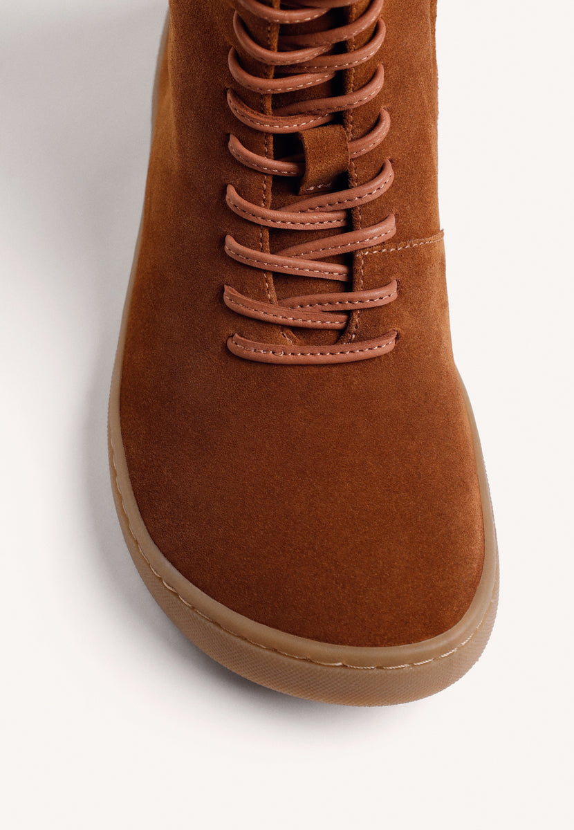 BOTAS BAREFOOT MARRÓN PIEL
