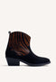 BOTINES ESTAMPADO ANIMAL PIEL