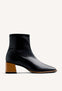 CAMEL ELASTIC ANKLE BOOTS