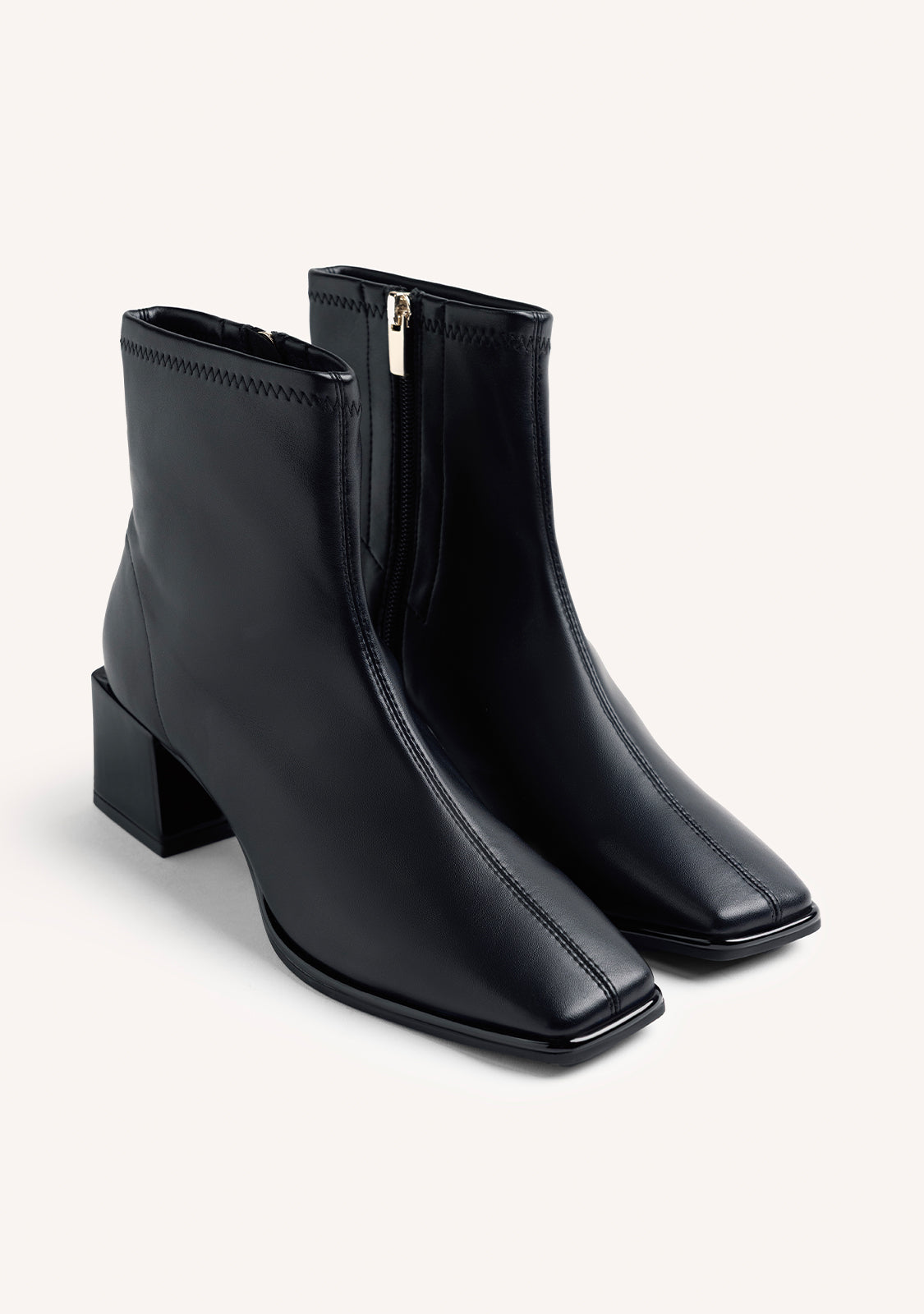 BOTTINES ÉLASTIQUES NOIRES