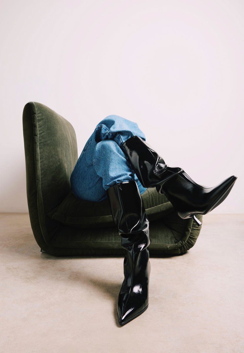 BOTTES HAUTES NOIRES KITTEN