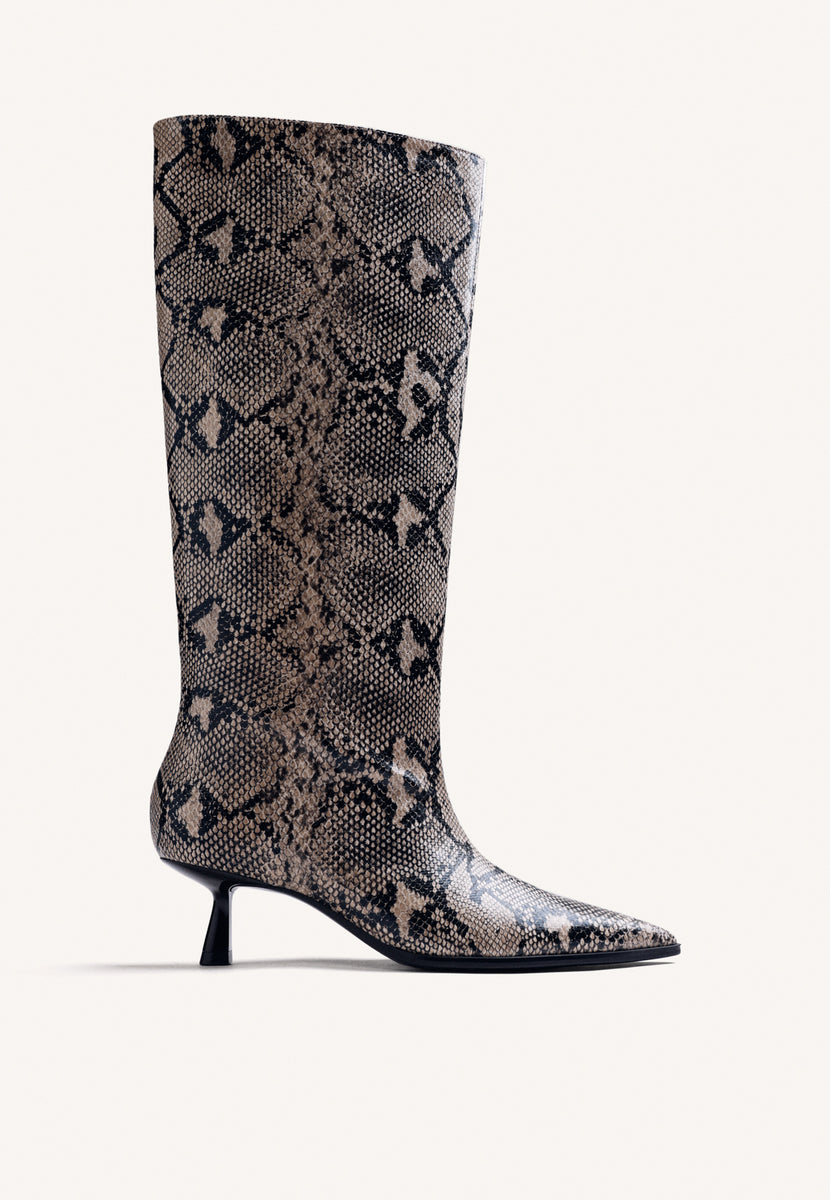 BOTAS ALTAS ESTAMPA ANIMAL KITTEN