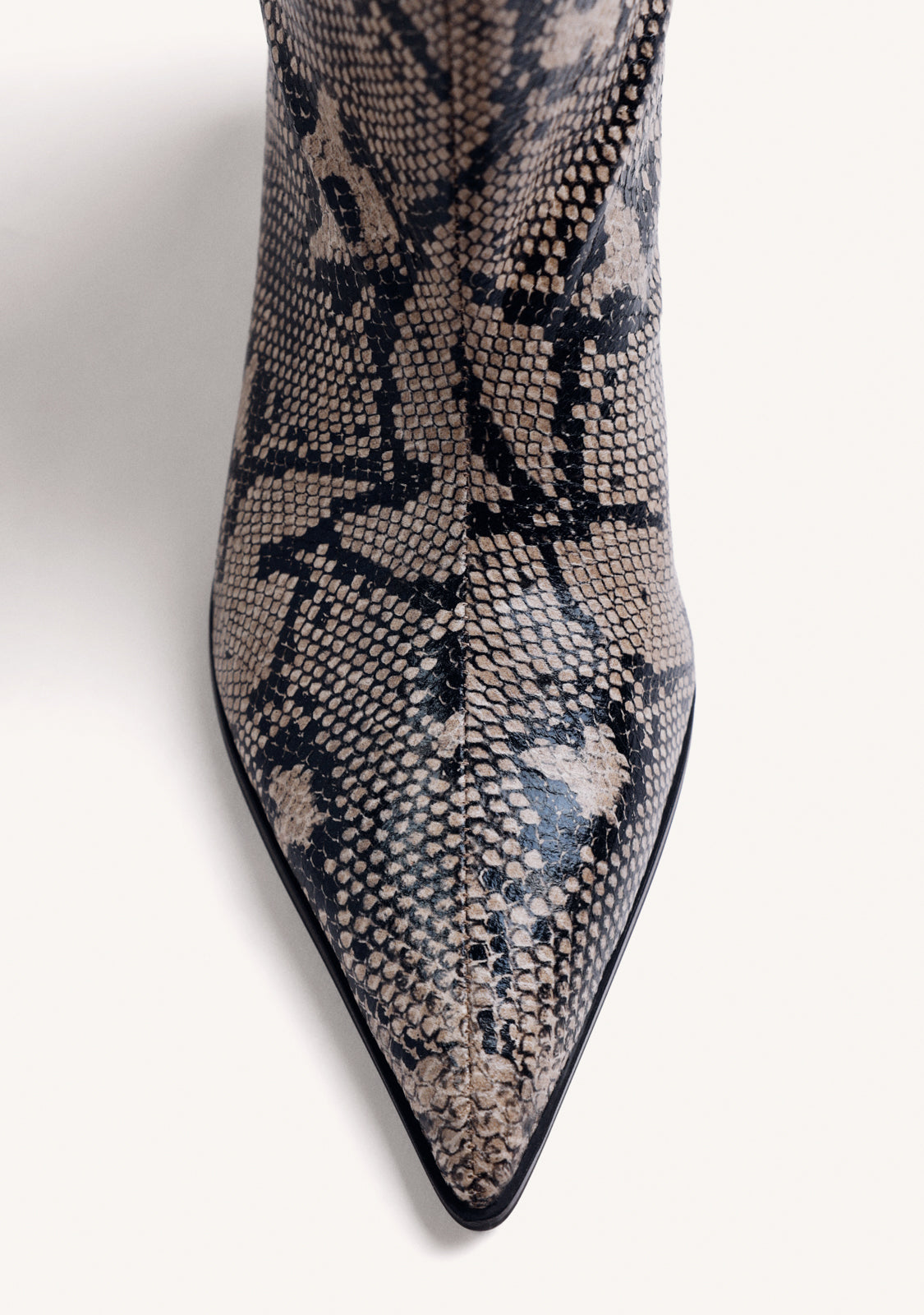 HIGH ANIMAL PRINT KITTEN BOOTS