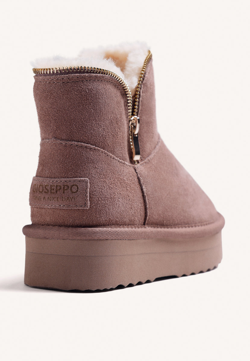 AUSTRALIAN LEATHER BOOTS WITH ZIPPER