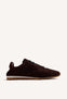 BROWN LEATHER SNEAKERS