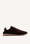 BASKETS MARRON EN CUIR