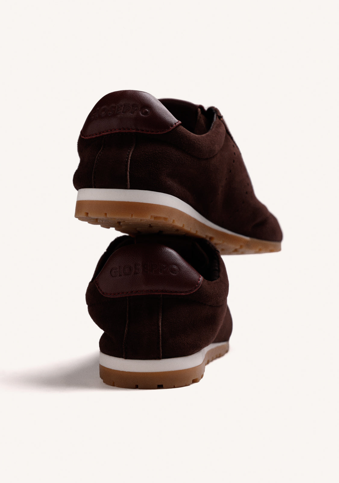 BROWN LEATHER SNEAKERS