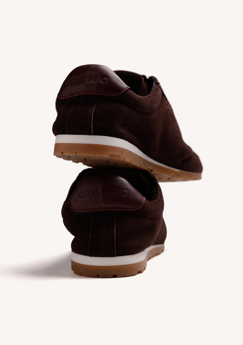 BROWN LEATHER SNEAKERS
