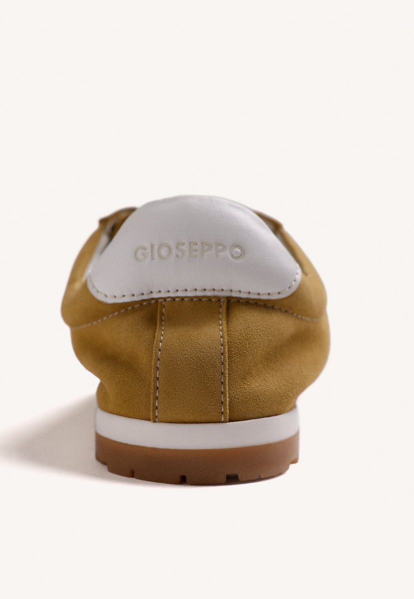 ZAPATILLAS MOSTAZA PIEL
