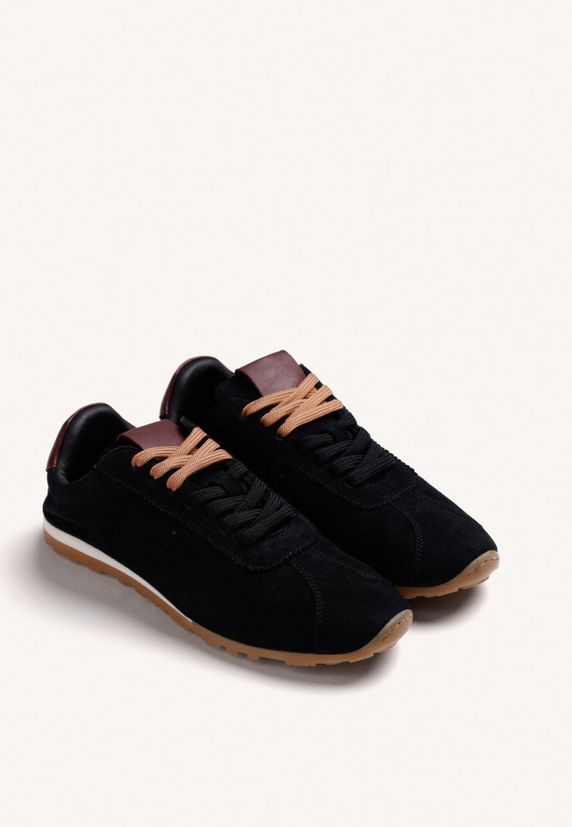 ZAPATILLAS NEGRO PIEL