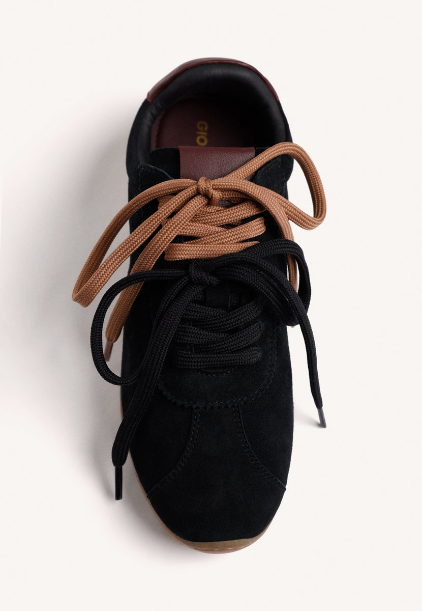 ZAPATILLAS NEGRO PIEL
