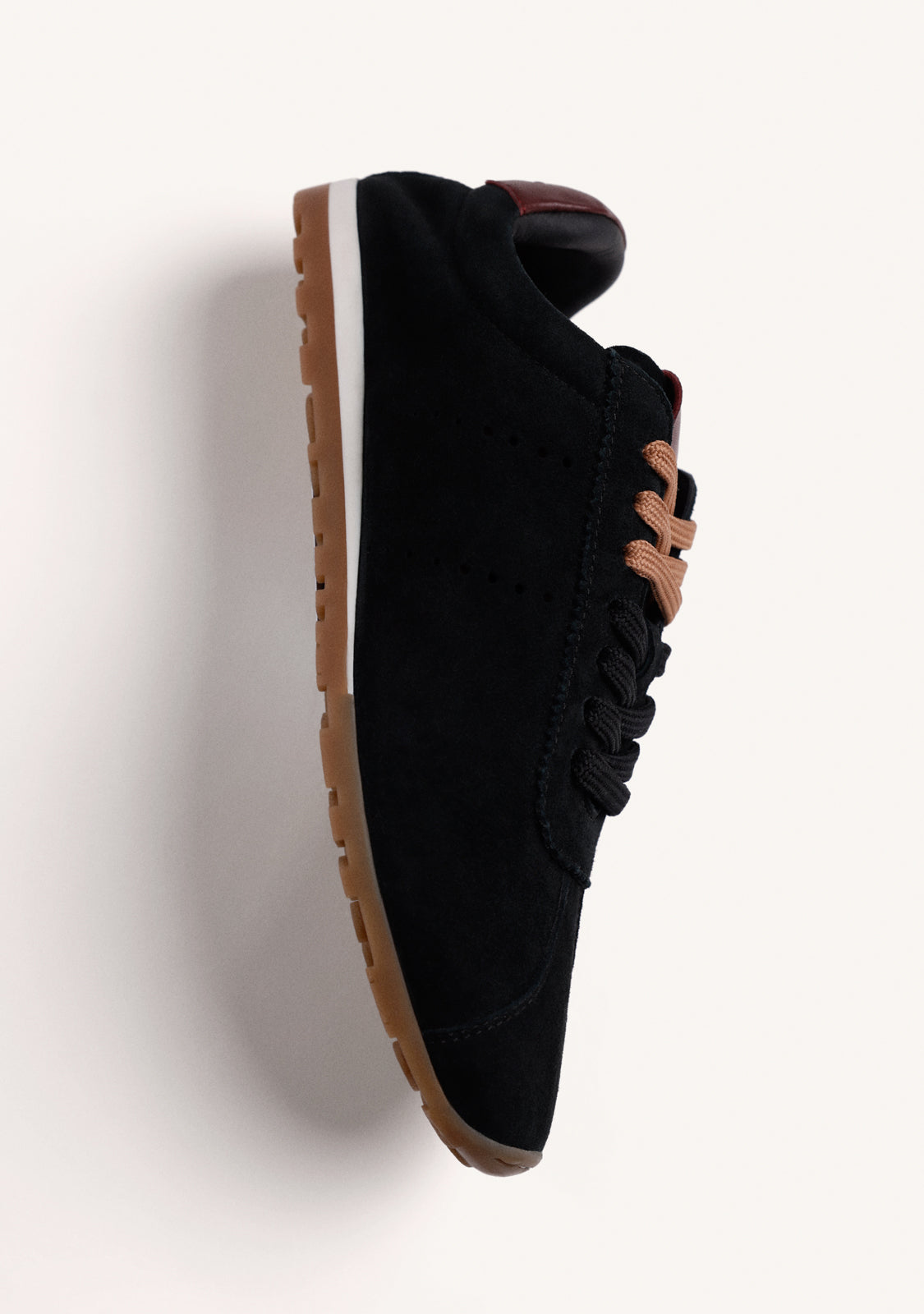 BLACK LEATHER SNEAKERS