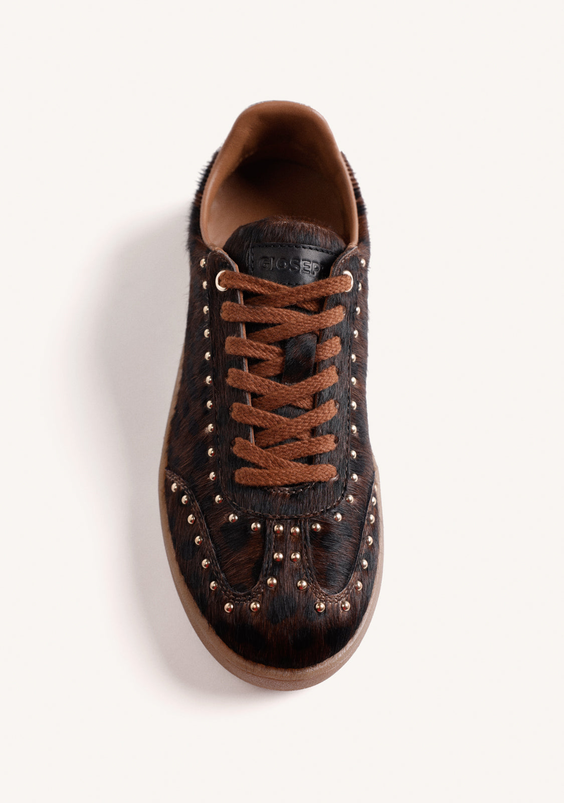 SNEAKERS STAMPA ANIMALE PELLE BORCHIE