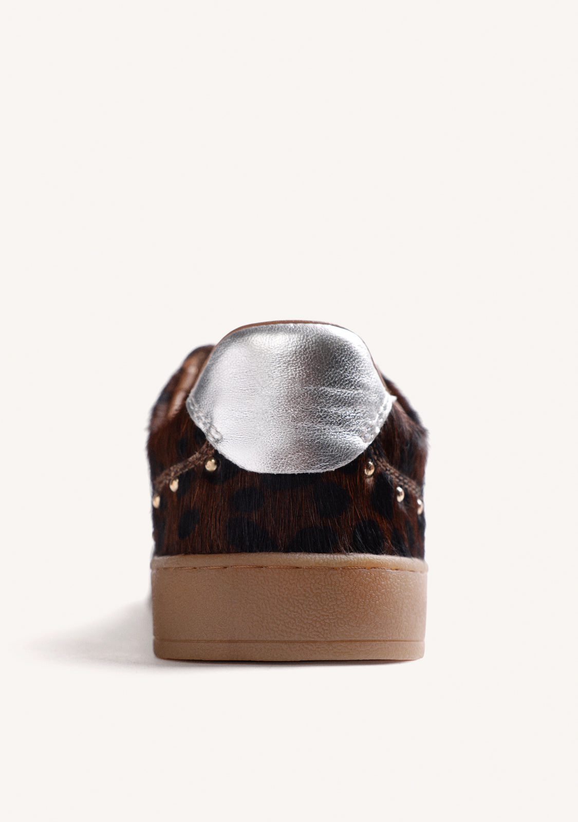 SNEAKERS STAMPA ANIMALE PELLE BORCHIE
