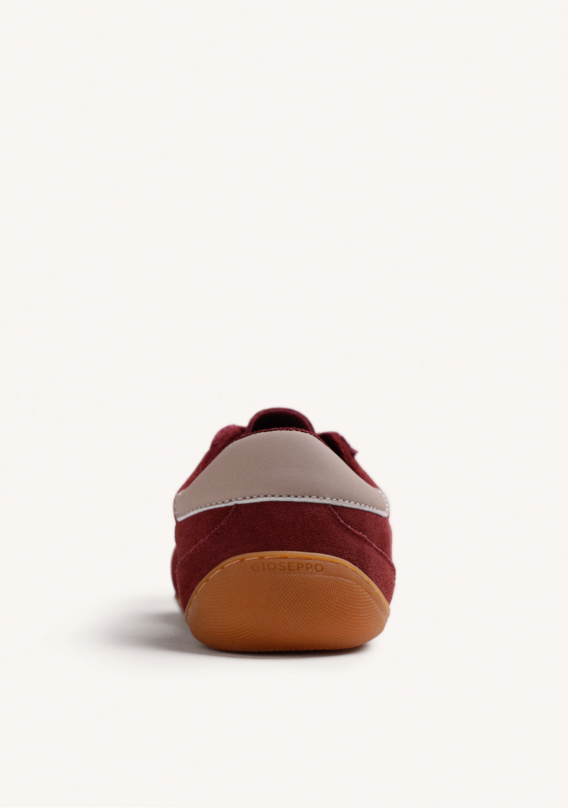BAREFOOT BURGUNDY LEATHER SNEAKERS