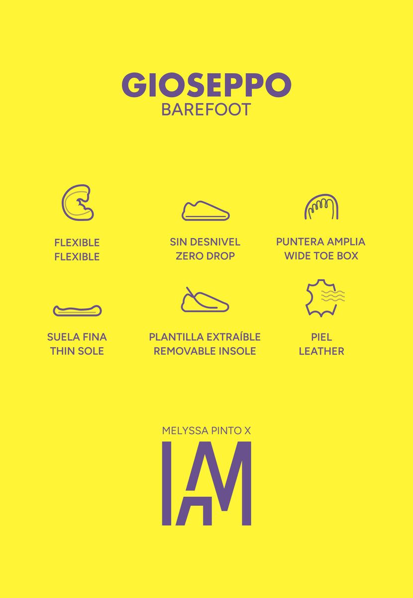 ZAPATILLAS BAREFOOT NEGRAS PIEL BY MELYSSA PINTO (I AM EDITION)