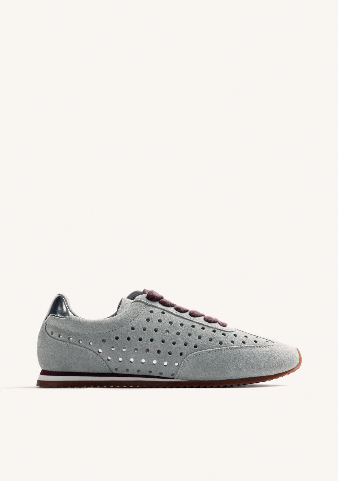 ZAPATILLAS GRISES BRILLO