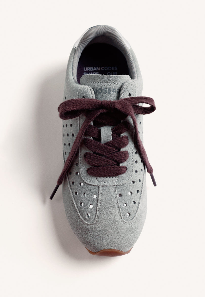 ZAPATILLAS GRIS BRILLO