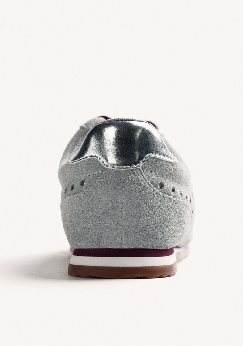 ZAPATILLAS GRISES BRILLO