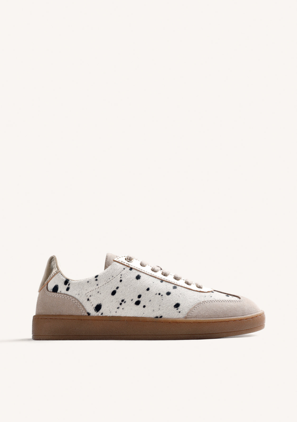 ANIMAL PRINT LEATHER SNEAKERS