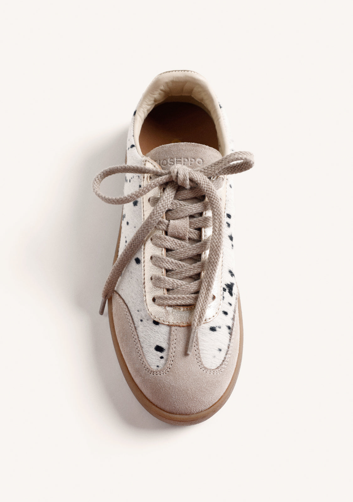 ANIMAL PRINT LEATHER SNEAKERS