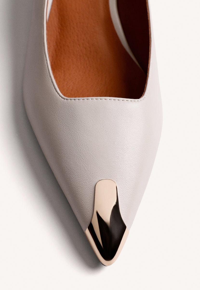 SCARPE TACCO CREMA