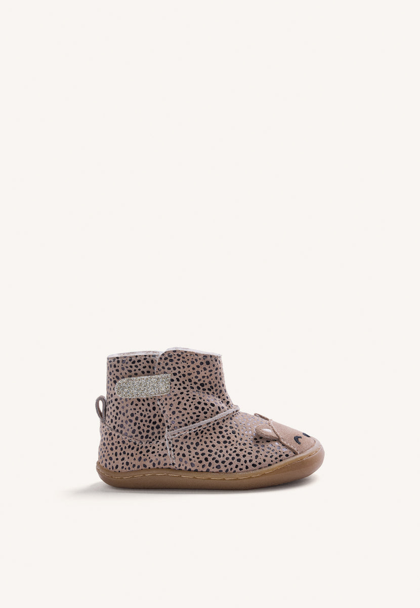 BOTINES BAREFOOT PIEL ESTAMPADO ANIMAL