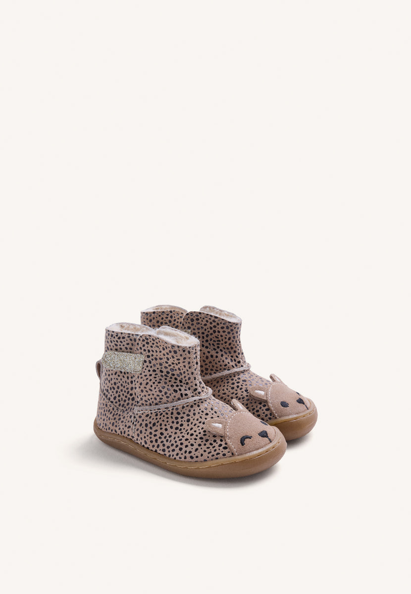 BOTINES BAREFOOT PIEL ESTAMPADO ANIMAL