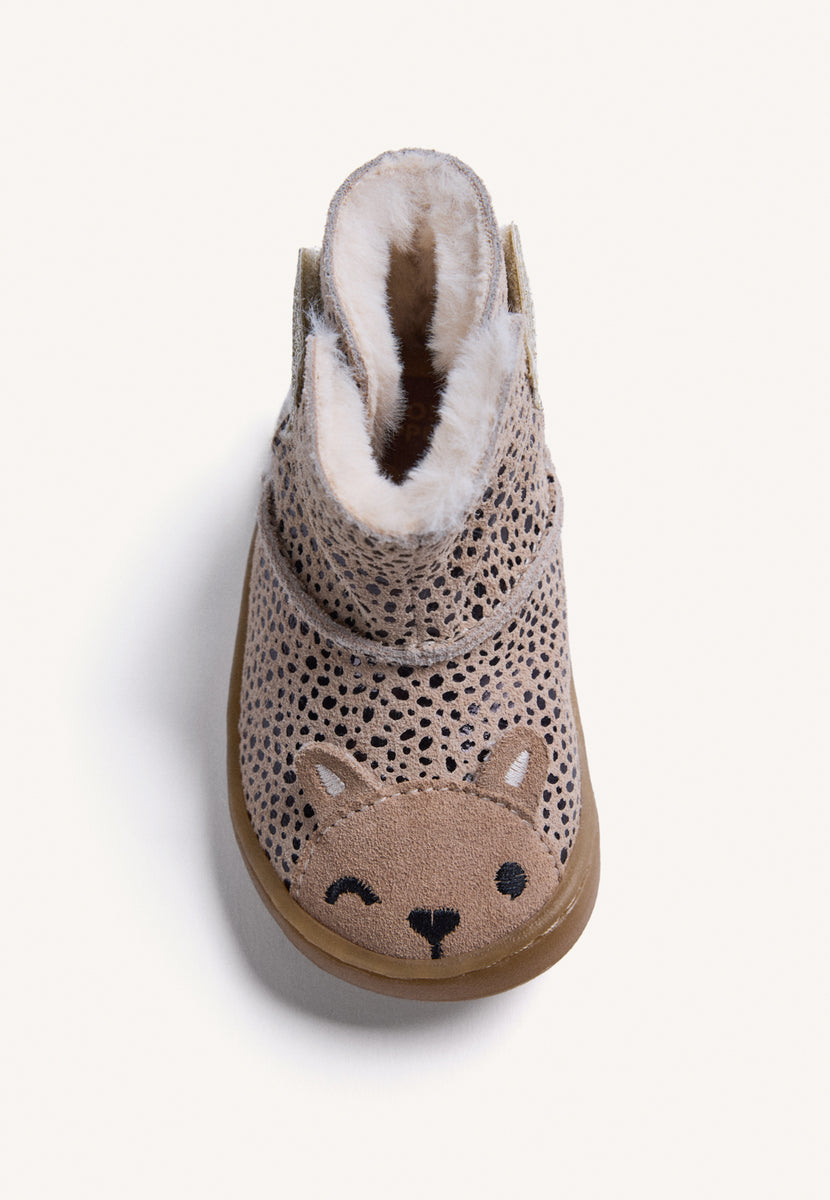 BOTINES BAREFOOT PIEL ESTAMPADO ANIMAL