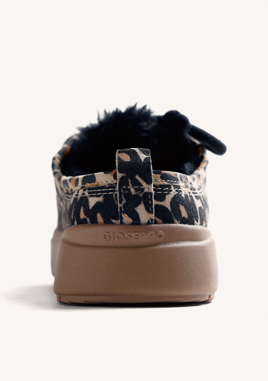 ANIMAL PRINT LEATHER CLOGS