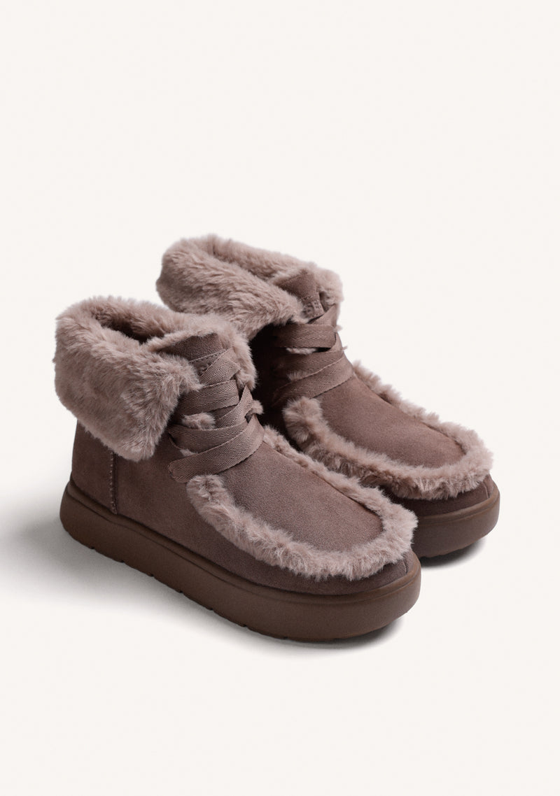 TAUPE AUSTRALIAN LEATHER BOOTS