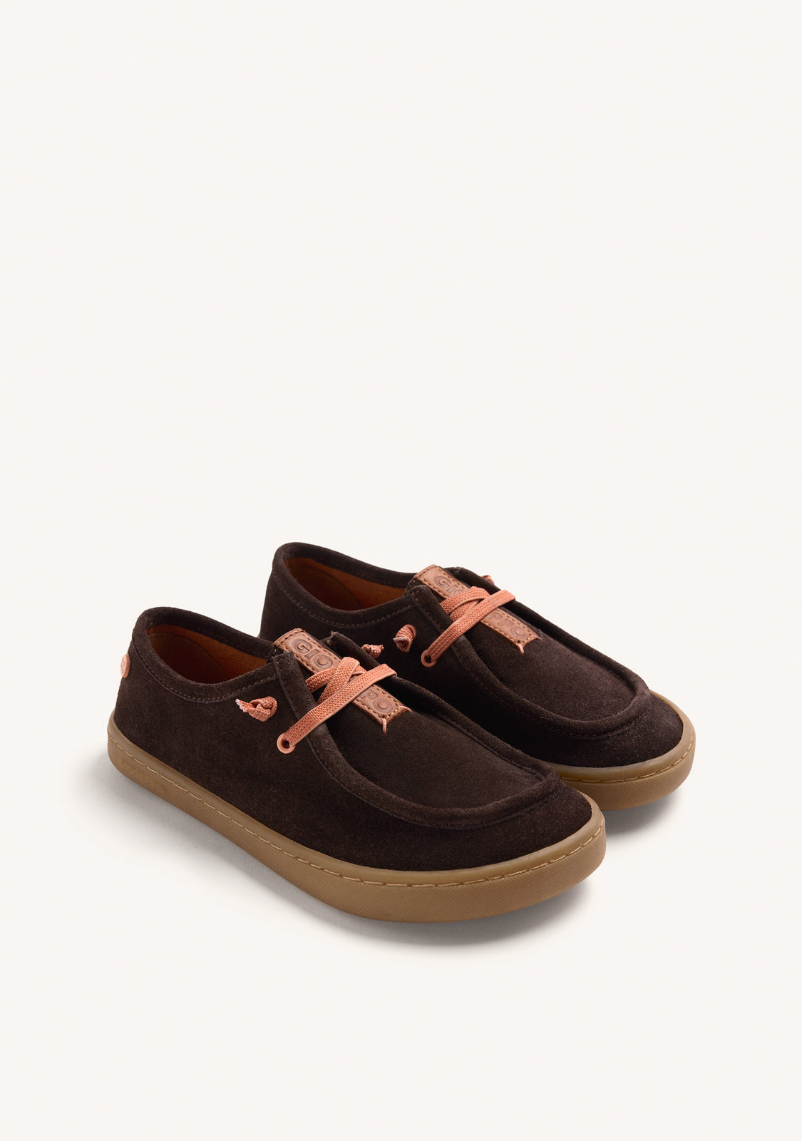 MOCASSINI NAUTICI BAREFOOT MARRONI IN PELLE