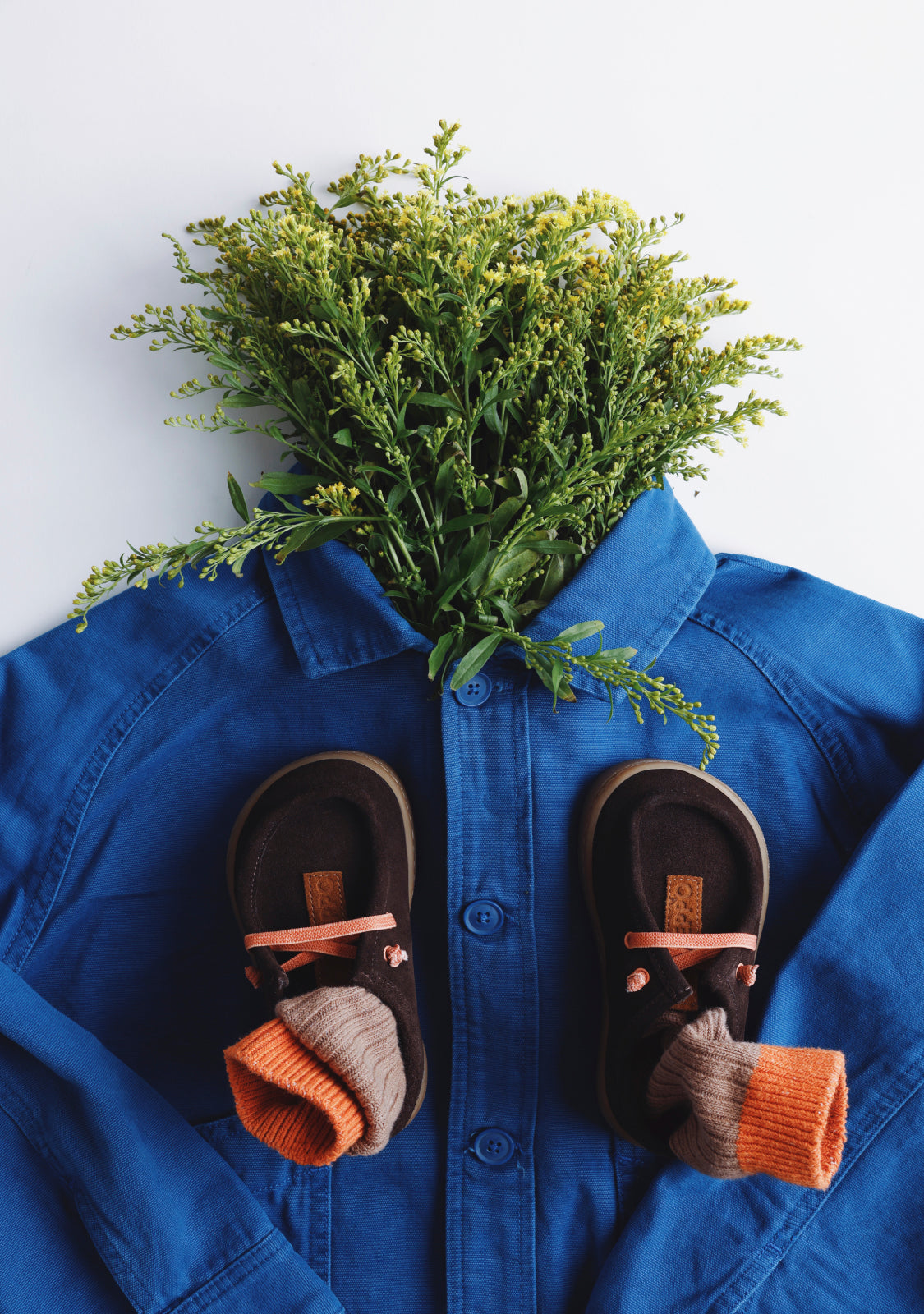 MOCASSINI NAUTICI BAREFOOT MARRONI IN PELLE