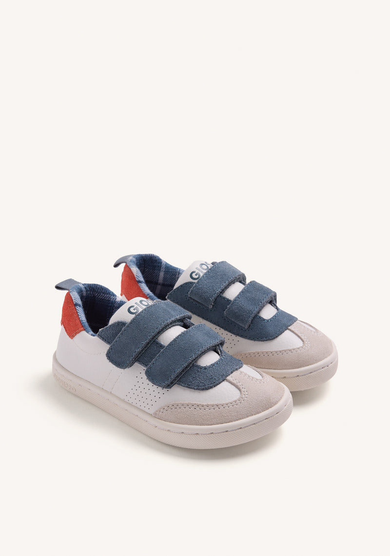 SCARPE BAREFOOT BLU IN PELLE