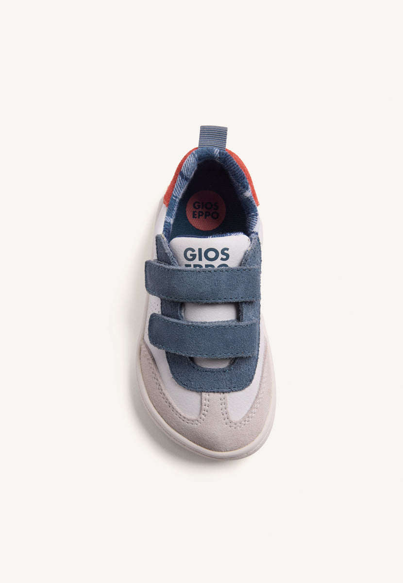 SCARPE BAREFOOT BLU IN PELLE