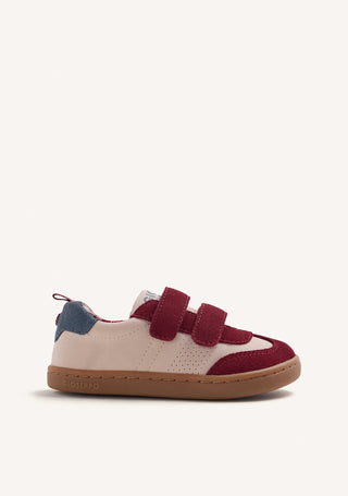 TÊNIS BAREFOOT VINHO EM COURO