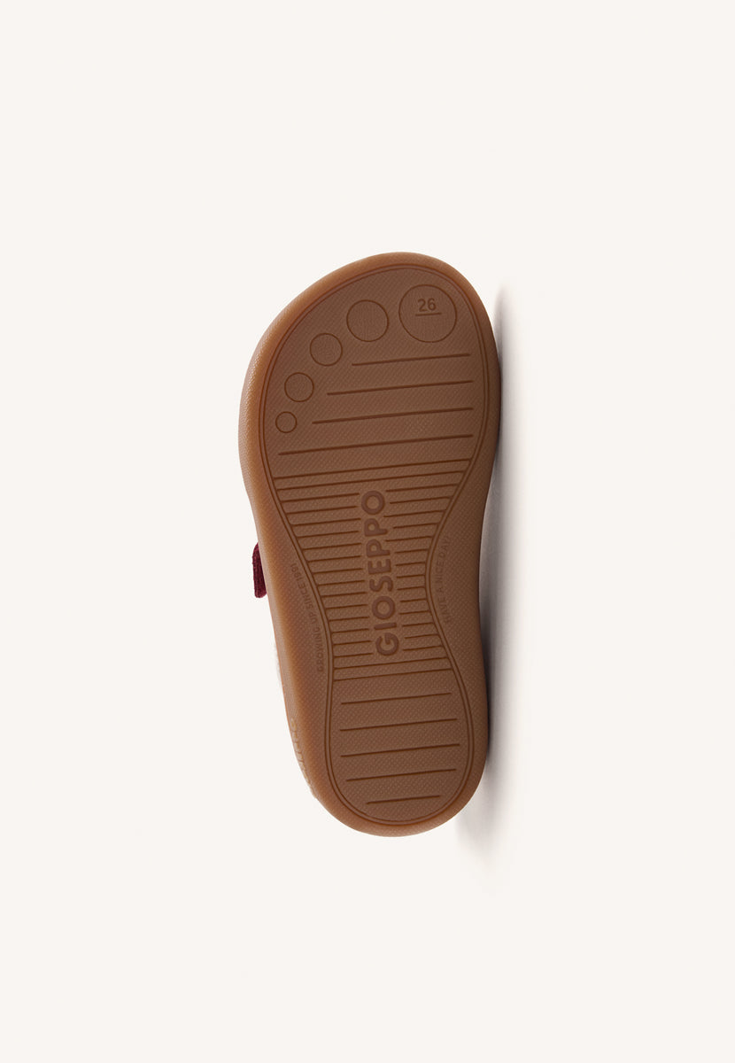 SCARPE BAREFOOT BORDEAUX IN PELLE